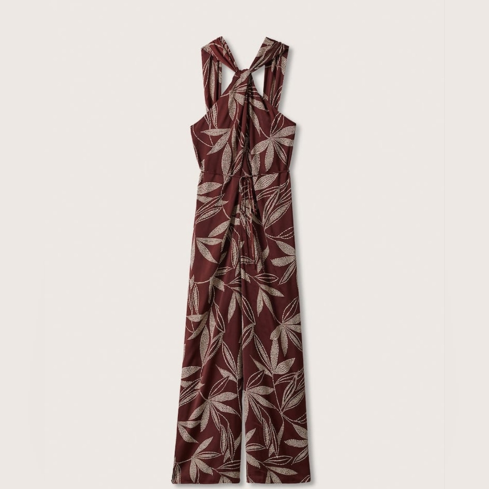 #3 MANGO Knot printed jumpsuit - Picture 7 of 7